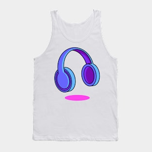 simple headphones Tank Top